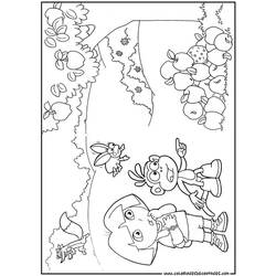 Dibujo para colorear: Dora the Explorer (Dibujos animados) #29941 - Dibujos para Colorear e Imprimir Gratis