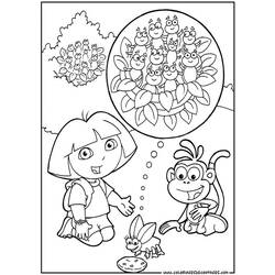 Dibujo para colorear: Dora the Explorer (Dibujos animados) #29942 - Dibujos para Colorear e Imprimir Gratis