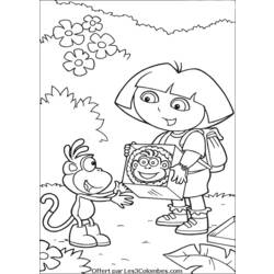 Dibujo para colorear: Dora the Explorer (Dibujos animados) #29956 - Dibujos para Colorear e Imprimir Gratis