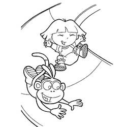 Dibujo para colorear: Dora the Explorer (Dibujos animados) #29980 - Dibujos para Colorear e Imprimir Gratis
