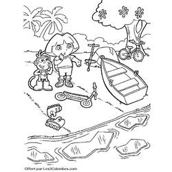 Dibujo para colorear: Dora the Explorer (Dibujos animados) #29982 - Dibujos para Colorear e Imprimir Gratis