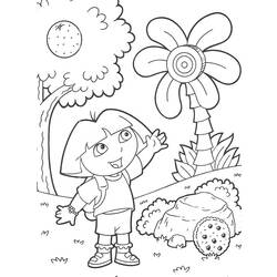 Dibujo para colorear: Dora the Explorer (Dibujos animados) #29994 - Dibujos para Colorear e Imprimir Gratis