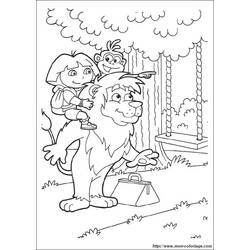 Dibujo para colorear: Dora the Explorer (Dibujos animados) #30051 - Dibujos para Colorear e Imprimir Gratis