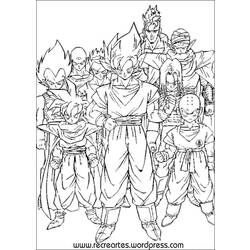 Dibujo para colorear: Dragon Ball Z (Dibujos animados) #38477 - Dibujos para Colorear e Imprimir Gratis