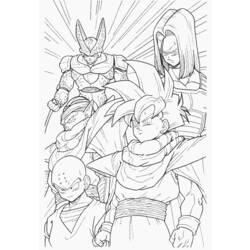 Dibujo para colorear: Dragon Ball Z (Dibujos animados) #38497 - Dibujos para Colorear e Imprimir Gratis