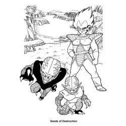 Dibujo para colorear: Dragon Ball Z (Dibujos animados) #38521 - Dibujos para Colorear e Imprimir Gratis