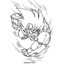 Dibujo para colorear: Dragon Ball Z (Dibujos animados) #38526 - Dibujos para Colorear e Imprimir Gratis