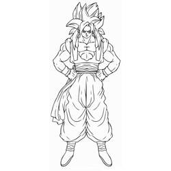 Dibujo para colorear: Dragon Ball Z (Dibujos animados) #38530 - Dibujos para Colorear e Imprimir Gratis