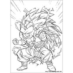 Dibujo para colorear: Dragon Ball Z (Dibujos animados) #38534 - Dibujos para Colorear e Imprimir Gratis