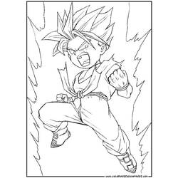 Dibujo para colorear: Dragon Ball Z (Dibujos animados) #38537 - Dibujos para Colorear e Imprimir Gratis