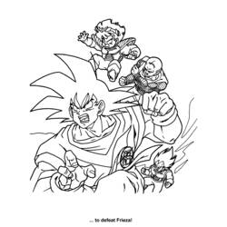 Dibujo para colorear: Dragon Ball Z (Dibujos animados) #38550 - Dibujos para Colorear e Imprimir Gratis