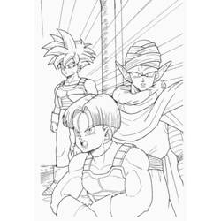 Dibujo para colorear: Dragon Ball Z (Dibujos animados) #38557 - Dibujos para Colorear e Imprimir Gratis