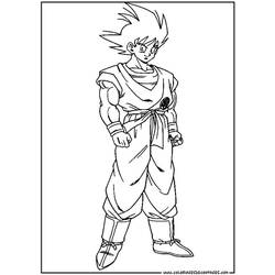 Dibujo para colorear: Dragon Ball Z (Dibujos animados) #38561 - Dibujos para Colorear e Imprimir Gratis
