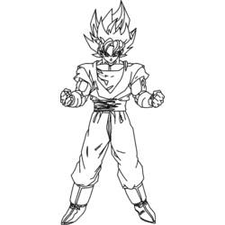 Dibujo para colorear: Dragon Ball Z (Dibujos animados) #38563 - Dibujos para Colorear e Imprimir Gratis