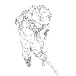 Dibujo para colorear: Dragon Ball Z (Dibujos animados) #38594 - Dibujos para Colorear e Imprimir Gratis