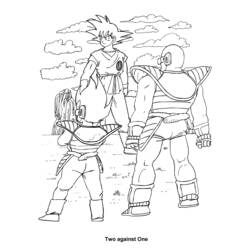 Dibujo para colorear: Dragon Ball Z (Dibujos animados) #38615 - Dibujos para Colorear e Imprimir Gratis