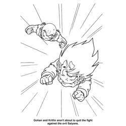 Dibujo para colorear: Dragon Ball Z (Dibujos animados) #38616 - Dibujos para Colorear e Imprimir Gratis