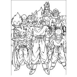 Dibujo para colorear: Dragon Ball Z (Dibujos animados) #38617 - Dibujos para Colorear e Imprimir Gratis