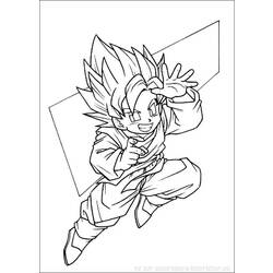 Dibujo para colorear: Dragon Ball Z (Dibujos animados) #38629 - Dibujos para Colorear e Imprimir Gratis