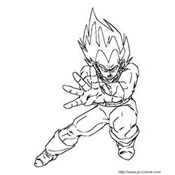 Dibujo para colorear: Dragon Ball Z (Dibujos animados) #38634 - Dibujos para Colorear e Imprimir Gratis