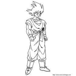 Dibujo para colorear: Dragon Ball Z (Dibujos animados) #38638 - Dibujos para Colorear e Imprimir Gratis