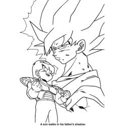 Dibujo para colorear: Dragon Ball Z (Dibujos animados) #38639 - Dibujos para Colorear e Imprimir Gratis