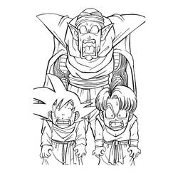 Dibujo para colorear: Dragon Ball Z (Dibujos animados) #38641 - Dibujos para Colorear e Imprimir Gratis