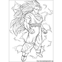 Dibujo para colorear: Dragon Ball Z (Dibujos animados) #38651 - Dibujos para Colorear e Imprimir Gratis