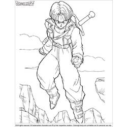 Dibujo para colorear: Dragon Ball Z (Dibujos animados) #38659 - Dibujos para Colorear e Imprimir Gratis