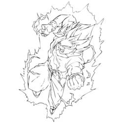 Dibujo para colorear: Dragon Ball Z (Dibujos animados) #38709 - Dibujos para Colorear e Imprimir Gratis