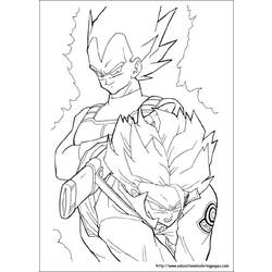 Dibujo para colorear: Dragon Ball Z (Dibujos animados) #38716 - Dibujos para Colorear e Imprimir Gratis