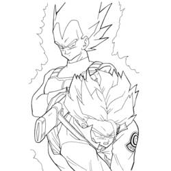 Dibujo para colorear: Dragon Ball Z (Dibujos animados) #38722 - Dibujos para Colorear e Imprimir Gratis