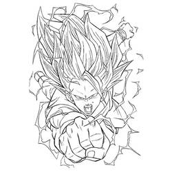 Dibujo para colorear: Dragon Ball Z (Dibujos animados) #38728 - Dibujos para Colorear e Imprimir Gratis