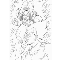 Dibujo para colorear: Dragon Ball Z (Dibujos animados) #38734 - Dibujos para Colorear e Imprimir Gratis