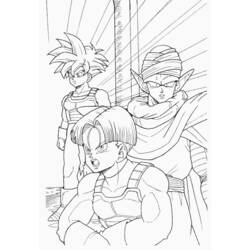 Dibujo para colorear: Dragon Ball Z (Dibujos animados) #38740 - Dibujos para Colorear e Imprimir Gratis