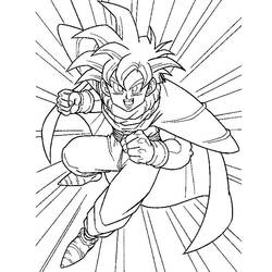 Dibujo para colorear: Dragon Ball Z (Dibujos animados) #38744 - Dibujos para Colorear e Imprimir Gratis