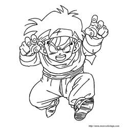 Dibujo para colorear: Dragon Ball Z (Dibujos animados) #38764 - Dibujos para Colorear e Imprimir Gratis