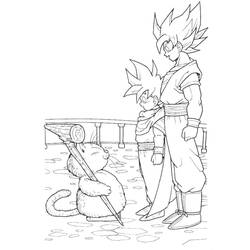 Dibujo para colorear: Dragon Ball Z (Dibujos animados) #38770 - Dibujos para Colorear e Imprimir Gratis