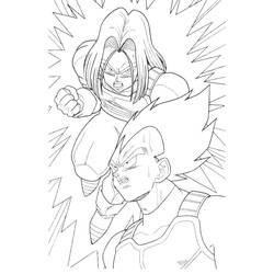 Dibujo para colorear: Dragon Ball Z (Dibujos animados) #38804 - Dibujos para Colorear e Imprimir Gratis