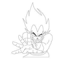 Dibujo para colorear: Dragon Ball Z (Dibujos animados) #38807 - Dibujos para Colorear e Imprimir Gratis