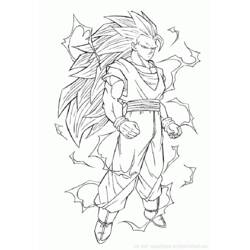 Dibujo para colorear: Dragon Ball Z (Dibujos animados) #38813 - Dibujos para Colorear e Imprimir Gratis