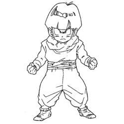 Dibujo para colorear: Dragon Ball Z (Dibujos animados) #38818 - Dibujos para Colorear e Imprimir Gratis