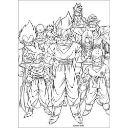 Dibujo para colorear: Dragon Ball Z (Dibujos animados) #38858 - Dibujos para Colorear e Imprimir Gratis