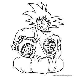 Dibujo para colorear: Dragon Ball Z (Dibujos animados) #38865 - Dibujos para Colorear e Imprimir Gratis