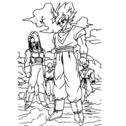 Dibujo para colorear: Dragon Ball Z (Dibujos animados) #38867 - Dibujos para Colorear e Imprimir Gratis