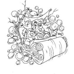 Dibujo para colorear: Flintstones (Dibujos animados) #29520 - Dibujos para Colorear e Imprimir Gratis