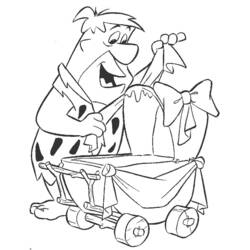 Dibujo para colorear: Flintstones (Dibujos animados) #29521 - Dibujos para Colorear e Imprimir Gratis