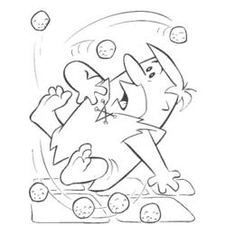 Dibujo para colorear: Flintstones (Dibujos animados) #29523 - Dibujos para Colorear e Imprimir Gratis