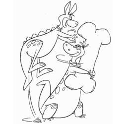 Dibujo para colorear: Flintstones (Dibujos animados) #29528 - Dibujos para Colorear e Imprimir Gratis