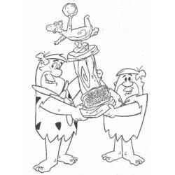 Dibujo para colorear: Flintstones (Dibujos animados) #29561 - Dibujos para Colorear e Imprimir Gratis